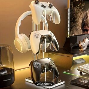 NEW Acrylic Gaming Controller and Headset Stand